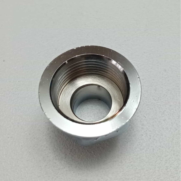 Prolunga ridotta f 1/2'' x m 3/8'' sede piana in ottone cromato