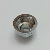 Prolunga ridotta f 3/4'' x m 1/2'' sede piana in ottone cromato