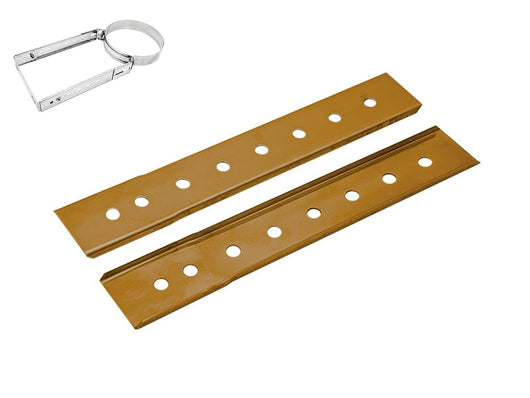 ALLINOX Prolunghe In Rame Per Collare Canna Fumaria 100-280 mm Staffe Di Fissaggio