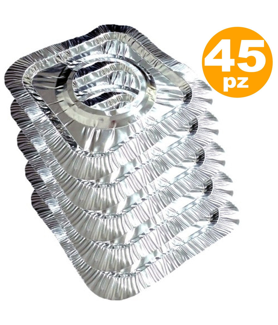 Proteggi Fornelli Da Sporco E Grasso In Alluminio 3 Confezioni Da 15 Pezzi         