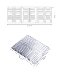 Protezione Fornelli A 3 Lati Paraschizzi Olio Frittura Cucina Pannelli Isolanti         