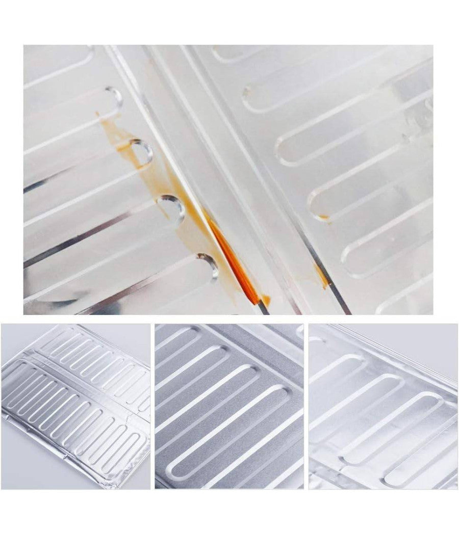 Protezione Fornelli A 3 Lati Paraschizzi Olio Frittura Cucina Pannelli Isolanti         