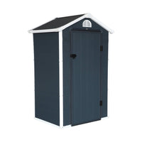 Casetta da giardino in plastica, struttura in alluminio, 1.39m²,