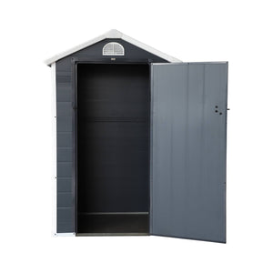 Casetta da giardino in plastica, struttura in alluminio, 1.39m²,