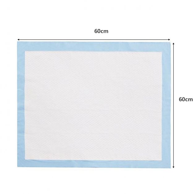 Tappetino addestramento cuccioli 5 strati set da 200 tappetini assorbenti per animali 60 x 60 cm 20_0006606