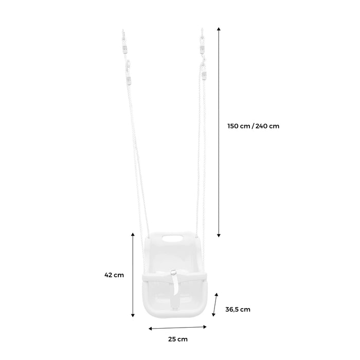 Seggiolino per altalena a cavalletto, 2/2.5m, verde