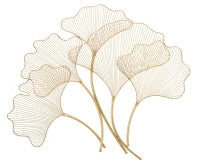 Pannello In Ferro Glam Leaf Cm 79X5X68