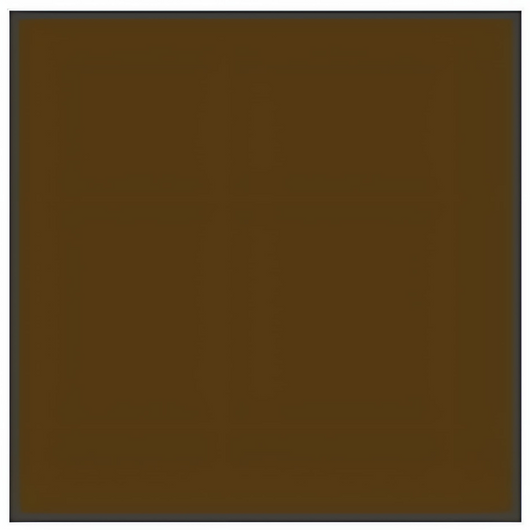 Smalto1968 base acqua gesso antico shabby chic finitura opaca multicolore l 0.5 *** colore- marrone, confezione 1