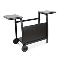 Carrello plancha 3 bruciatori acciaio, nero