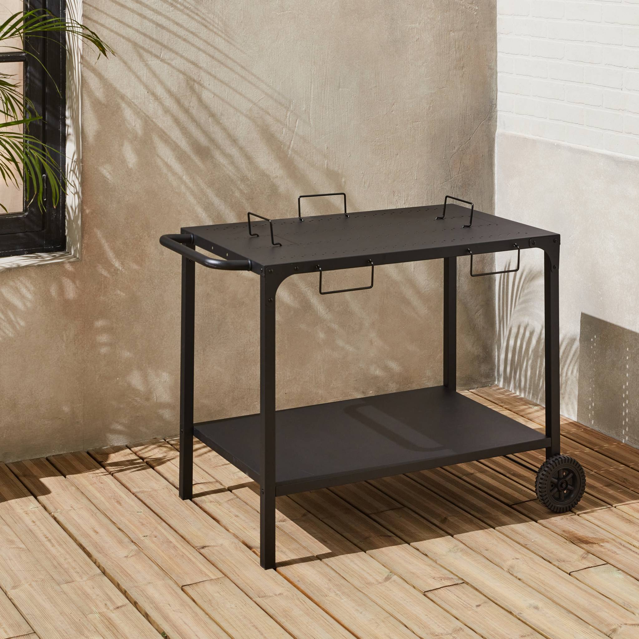 Carrello da cucina, nero