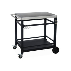 Carrello per barbecue, nero