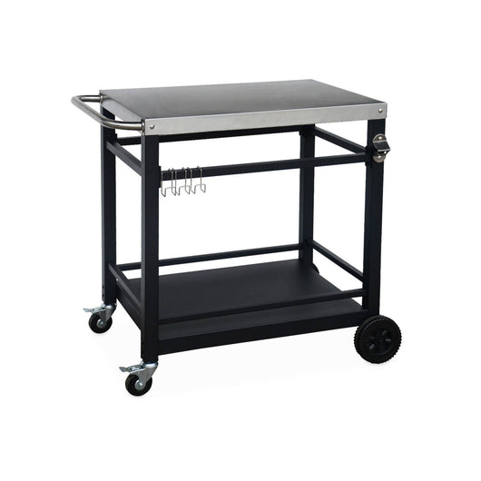 Carrello per barbecue, nero