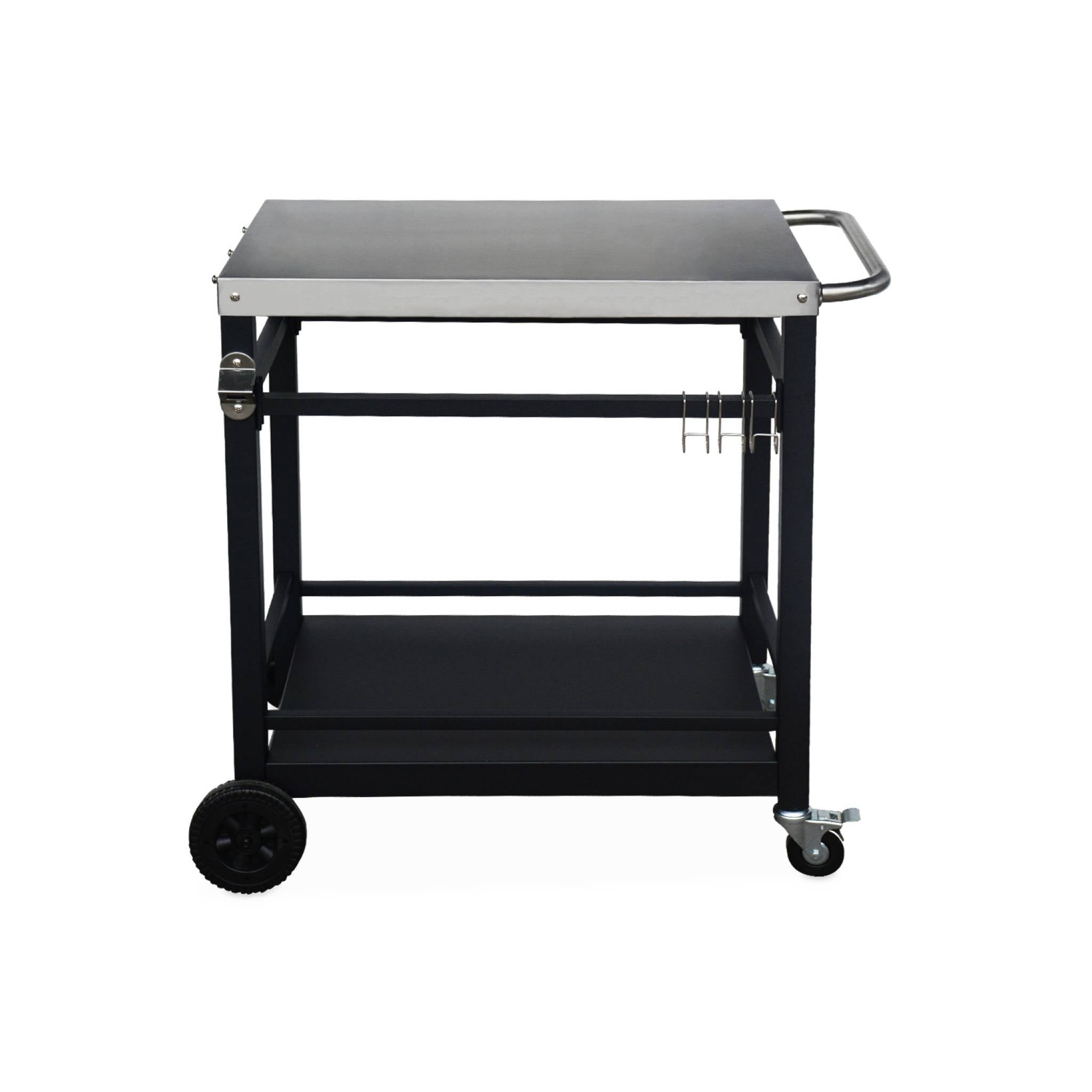 Carrello per barbecue, nero