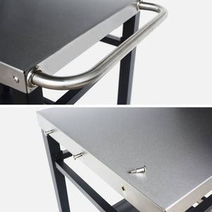 Carrello per barbecue, nero