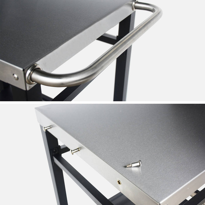 Carrello per barbecue, nero