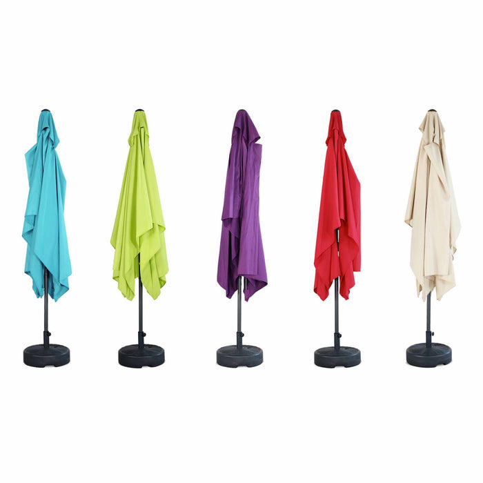 Ombrellone rettangolare 2x3m, sabbia