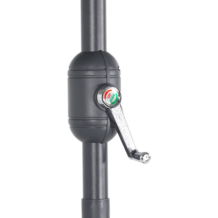 Ombrellone rettangolare 2x3m, verde kaki