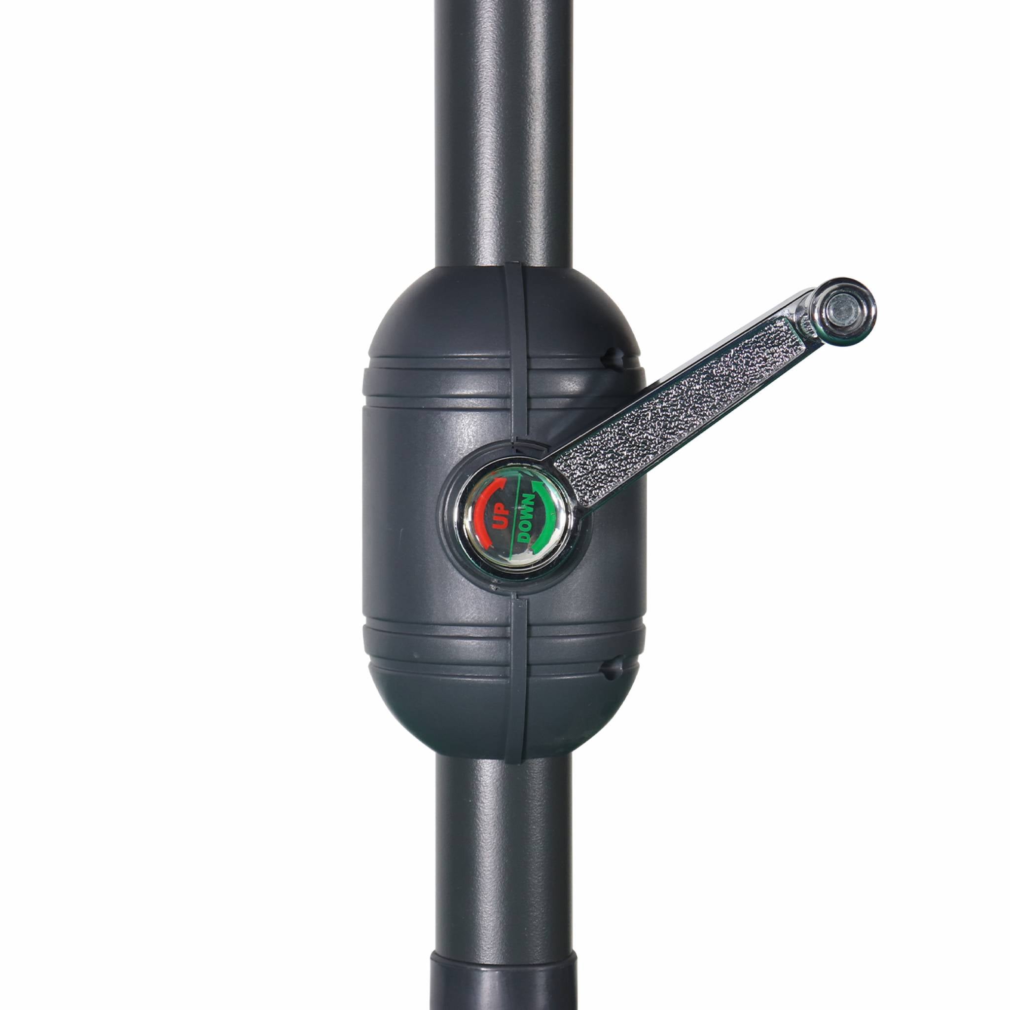 Ombrellone palo centrale  rotondo 300cm  in legno, beige