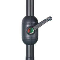 Ombrellone palo centrale  rotondo 300cm  in legno, sabbia