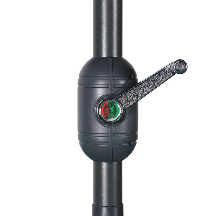 Ombrellone palo centrale  rotondo 300cm  in legno, sabbia