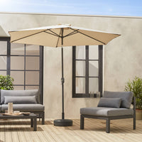 Ombrellone palo centrale  rotondo 300cm  in legno, sabbia