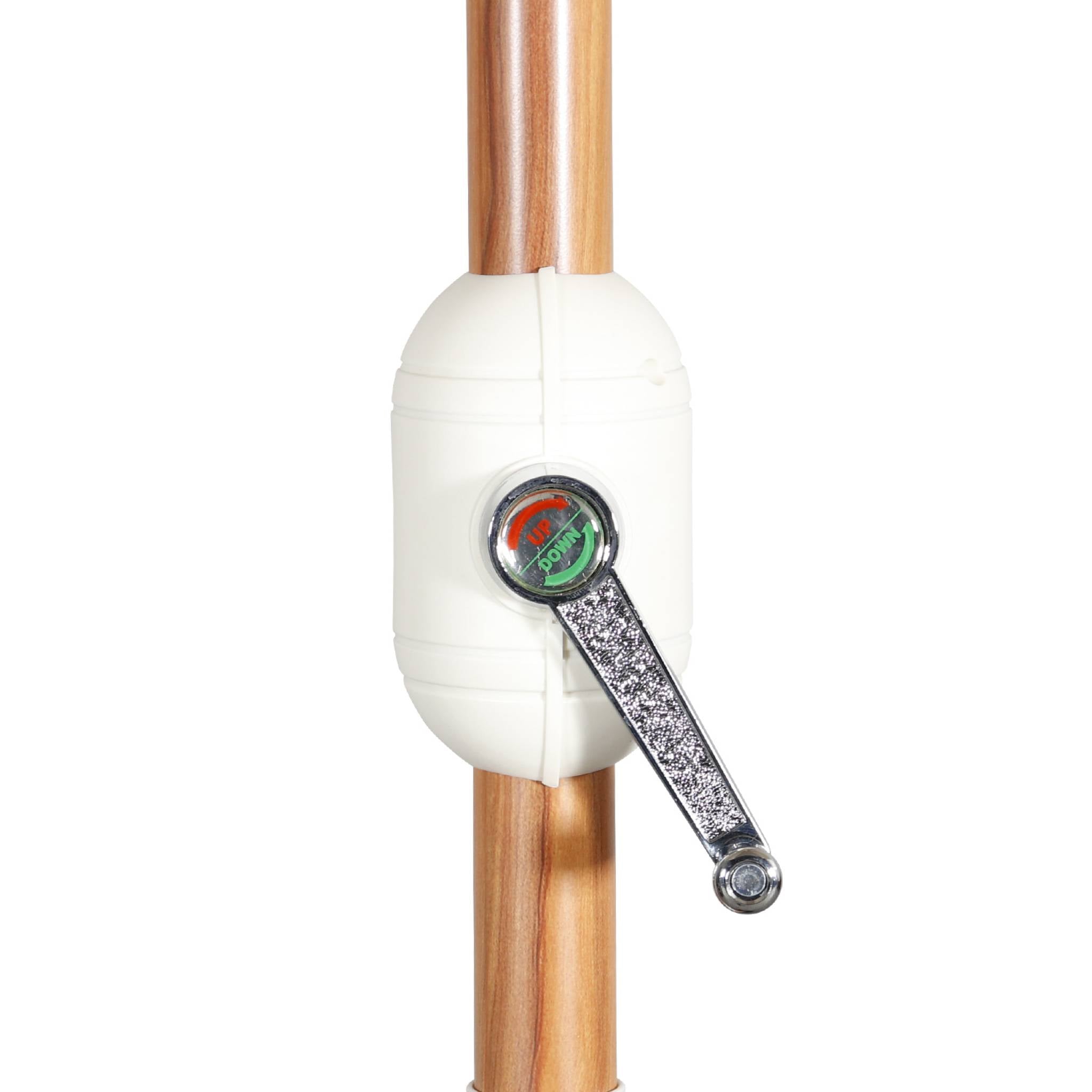 Ombrellone palo centrale  rotondo 300cm  in legno, sabbia