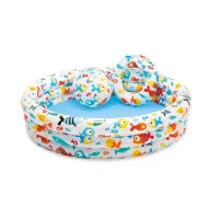 59469NP - Set Piscina/Palla/Salvagente Pesci