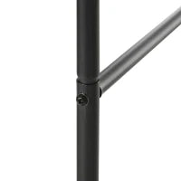 Arco per Rampicanti in Metallo per Giardino ed Esterni, 140x40x240cm, Nero