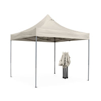 Gazebo da giardino 3x3m, sabbia