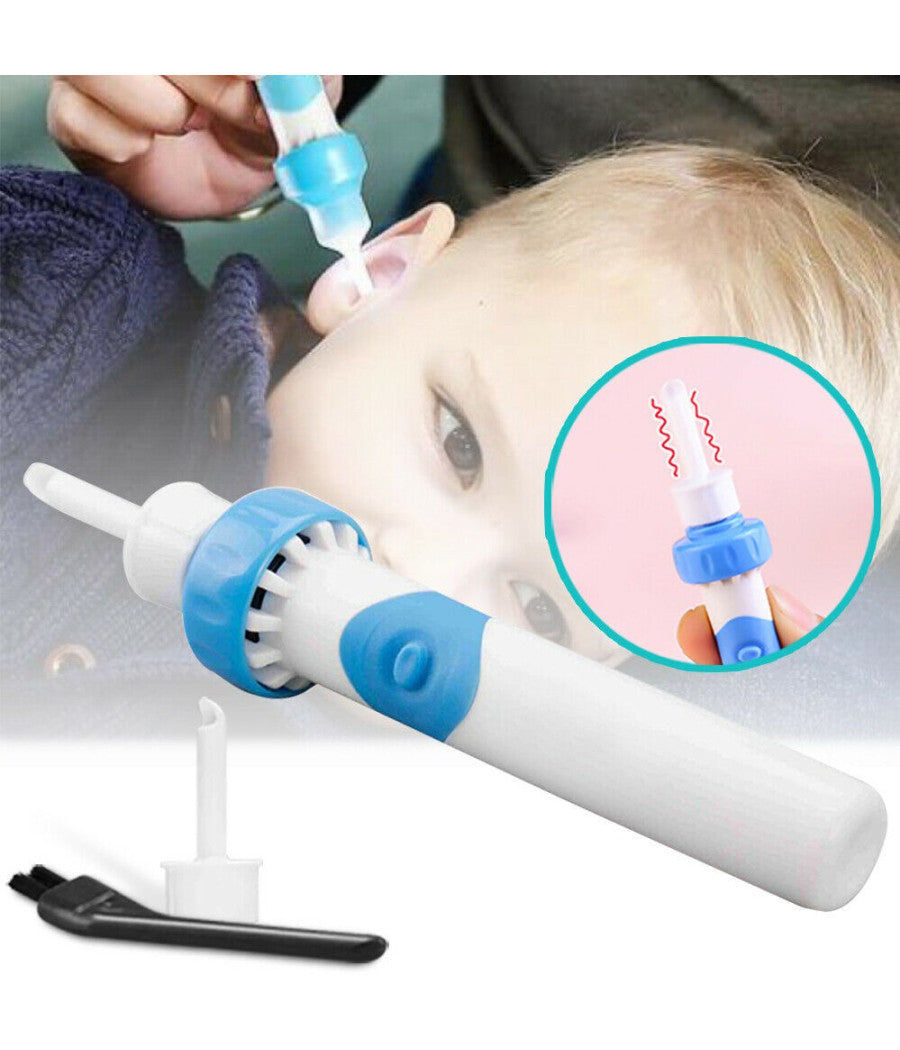 Pulisci Orecchie Aspira Elimina Rimuovi Leva Pulizia Cerume A Batterie Indolore         