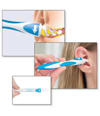 Pulisci Pulitore Per Orecchie Elimina Rimuovi Leva Cerume Cotton Fioc A Spirale         