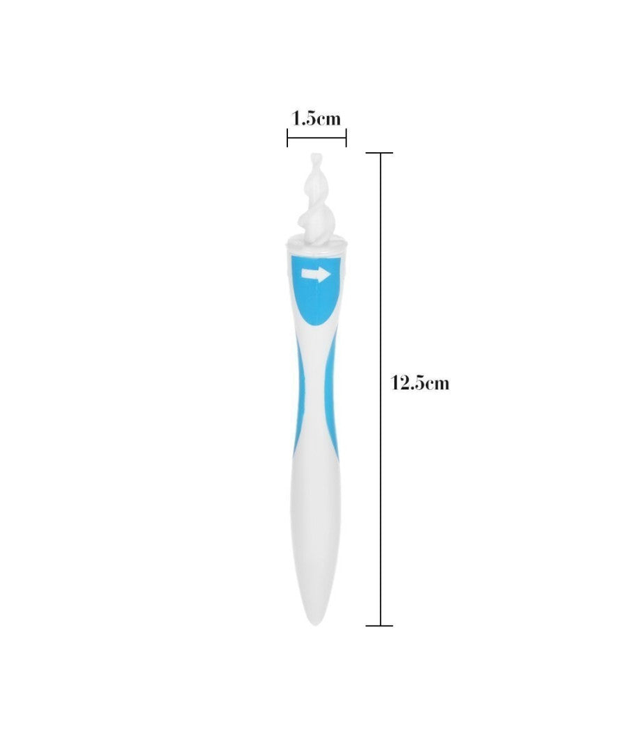 Pulisci Pulitore Per Orecchie Elimina Rimuovi Leva Cerume Cotton Fioc A Spirale         