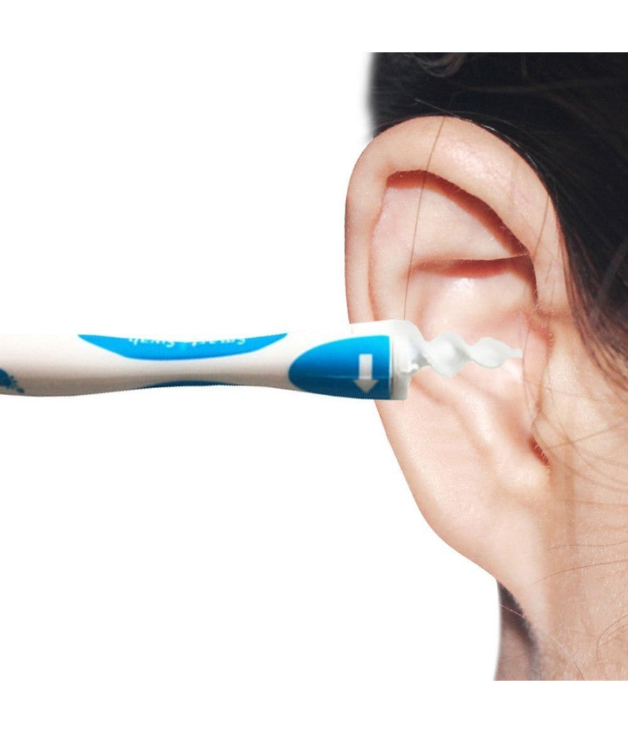 Pulisci Pulitore Per Orecchie Elimina Rimuovi Leva Cerume Cotton Fioc A Spirale         