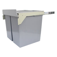 2 Contenitori della Spazzatura per Riciclo 90 Litri Capacità Max 25kg per Cucina