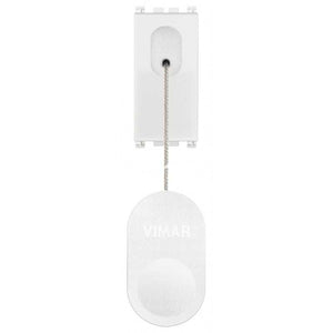 Pulsante 1Pno 10A con Tirante Bianco