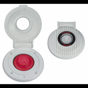 PULSANTE A PIEDE BIANCO UP