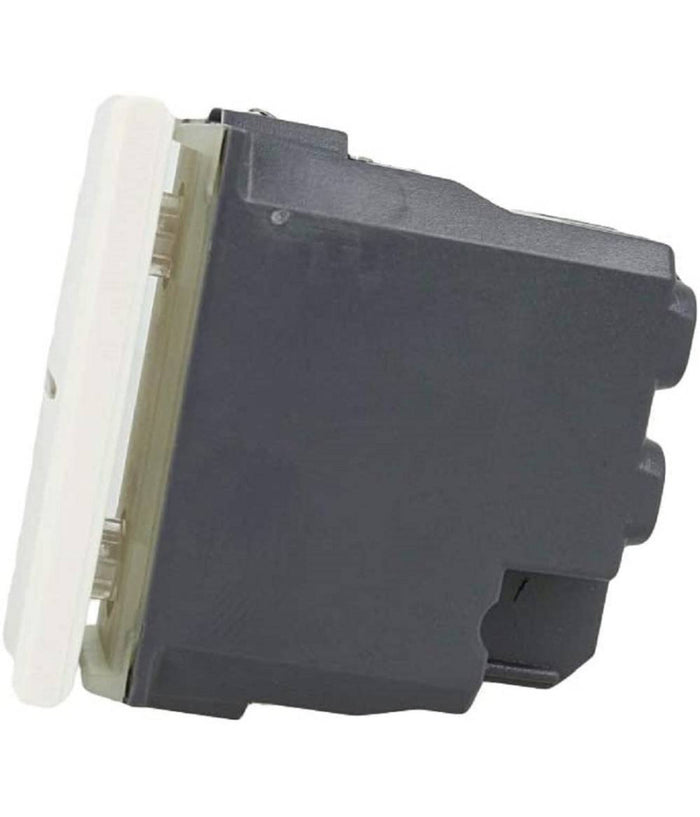 Pulsante Assiale 1p 16a Colore Bianco Compatibile Con Bticino Axolute         