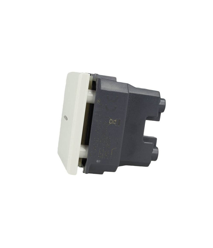 Pulsante Assiale 1p 2m 16a Colore Bianco Compatibile Bticino Axolute         