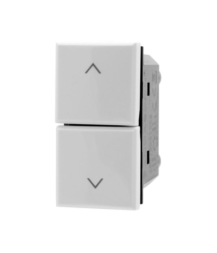 Pulsante Doppio Saliscendi 1p+1p Bianco Compatibile Con Bticino Axolute         