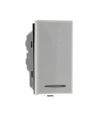 Pulsante No 1p 16a Colore Bianco Compatibile Con Bticino Axolute         