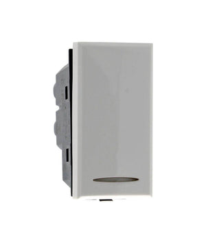 Pulsante No 1p 16a Colore Bianco Compatibile Con Bticino Axolute         