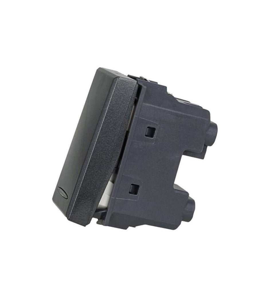 Pulsante No 1p 16a Colore Nero Compatibile Con Bticino Axolute         