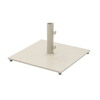 Base quadrata per ombrellone a palo centrale, beige