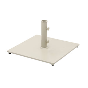 Base quadrata per ombrellone a palo centrale, beige