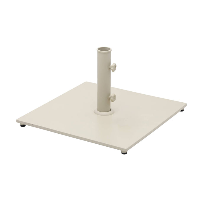 Base quadrata per ombrellone a palo centrale, beige