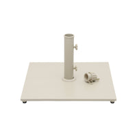Base quadrata per ombrellone a palo centrale, beige