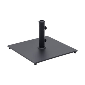 Base quadrata per ombrellone a palo centrale, nero