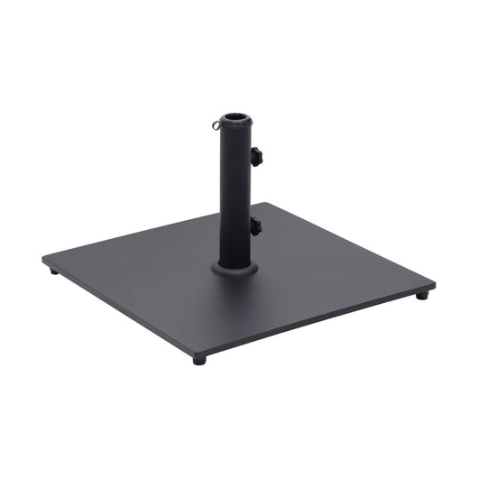 Base quadrata per ombrellone a palo centrale, nero