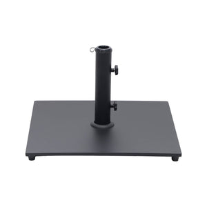 Base quadrata per ombrellone a palo centrale, nero