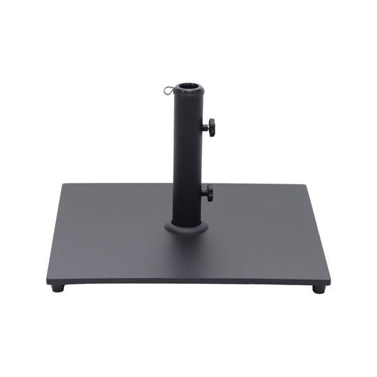 Base quadrata per ombrellone a palo centrale, nero